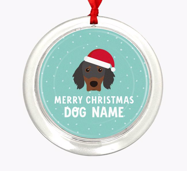 Merry Christmas: Personalized {breedFullName} Christmas Decoration